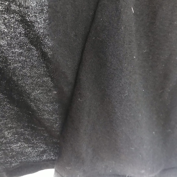 Forte Cashmere black sweater with built in vest - Picture 7 of 12